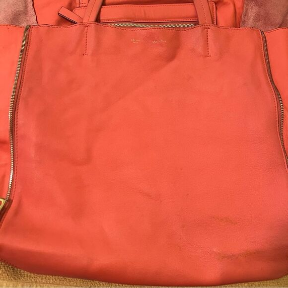 Céline Horizontal Cabas Tote Bag With Zippers - Picture 5 of 16